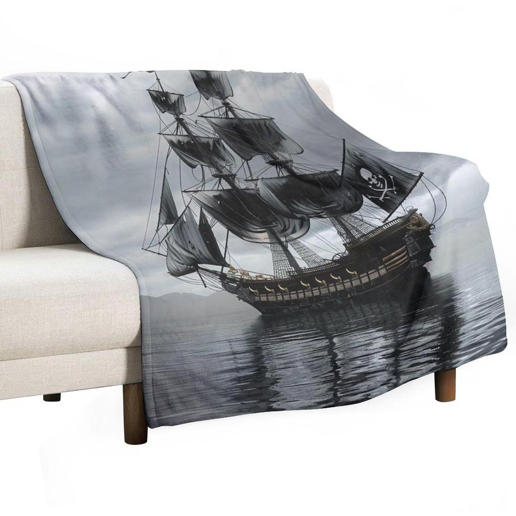 Sinking Ship Movie Pattern digital-printed polyester Bedroom velvet flannel cover blanket Fleece soft cover blankets for beds