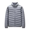 Mens Lightweight Down Jacket Slim Fit Stand Collar Winter Outerwear Youth Adults Warm Thin Puffer Coat