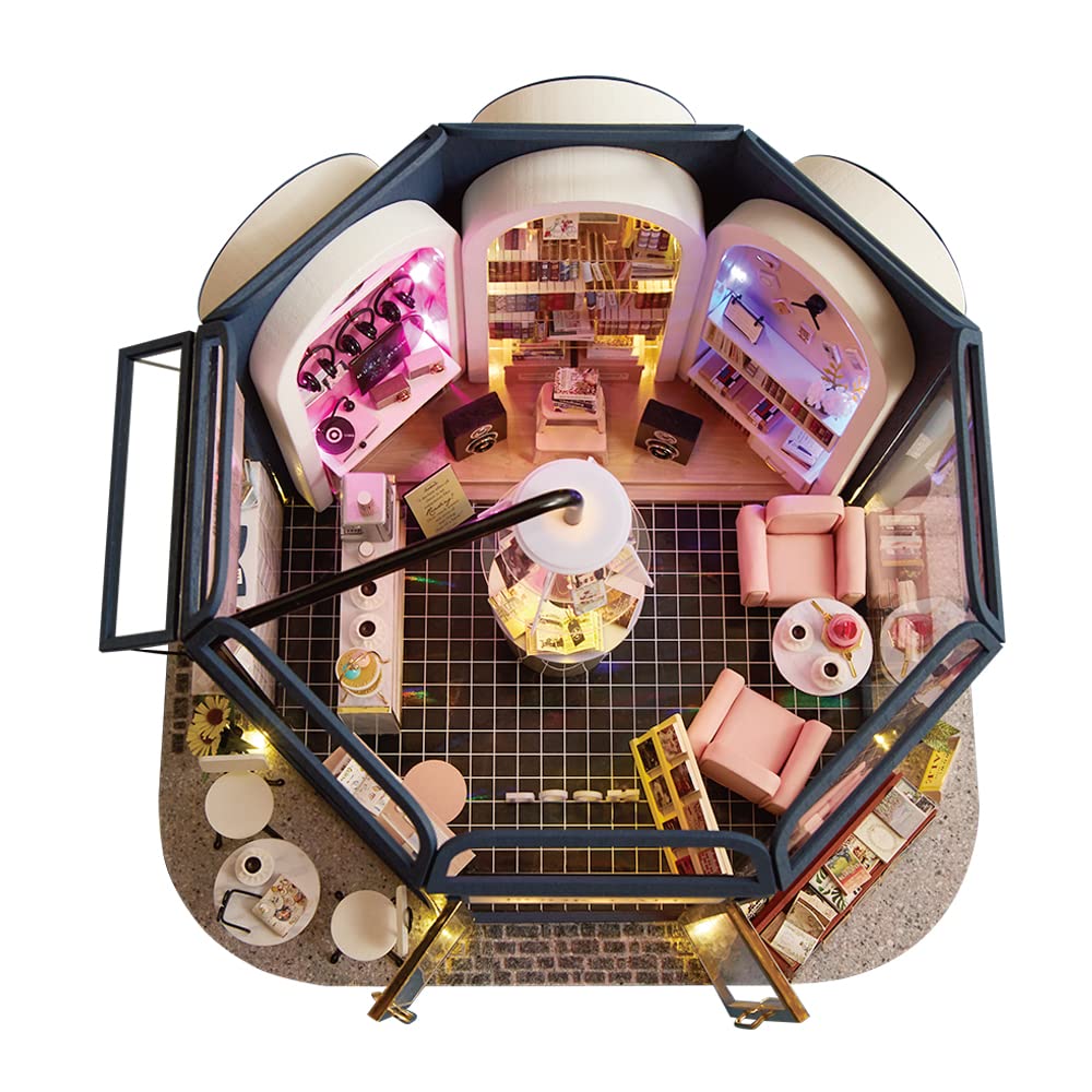 Кукольный домик Набор для ручной работы Миниатюрное Книжное кафе BOOK CAFE (t-ФРИК)