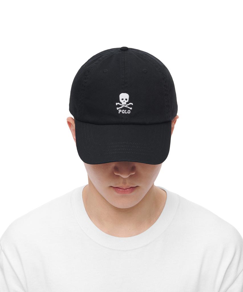 POLO RALPH LAUREN Кепка-чино с принтом черепа - Черная