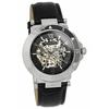 Salvatore Marra Men's Automatic Skeleton Watch, Black, for Business and Formal Wear