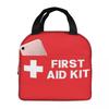 First Aid Medical Emergency Insulated Lunch Bag for Women Children Portable Food Boxes Thermal Lunch Box Tote
