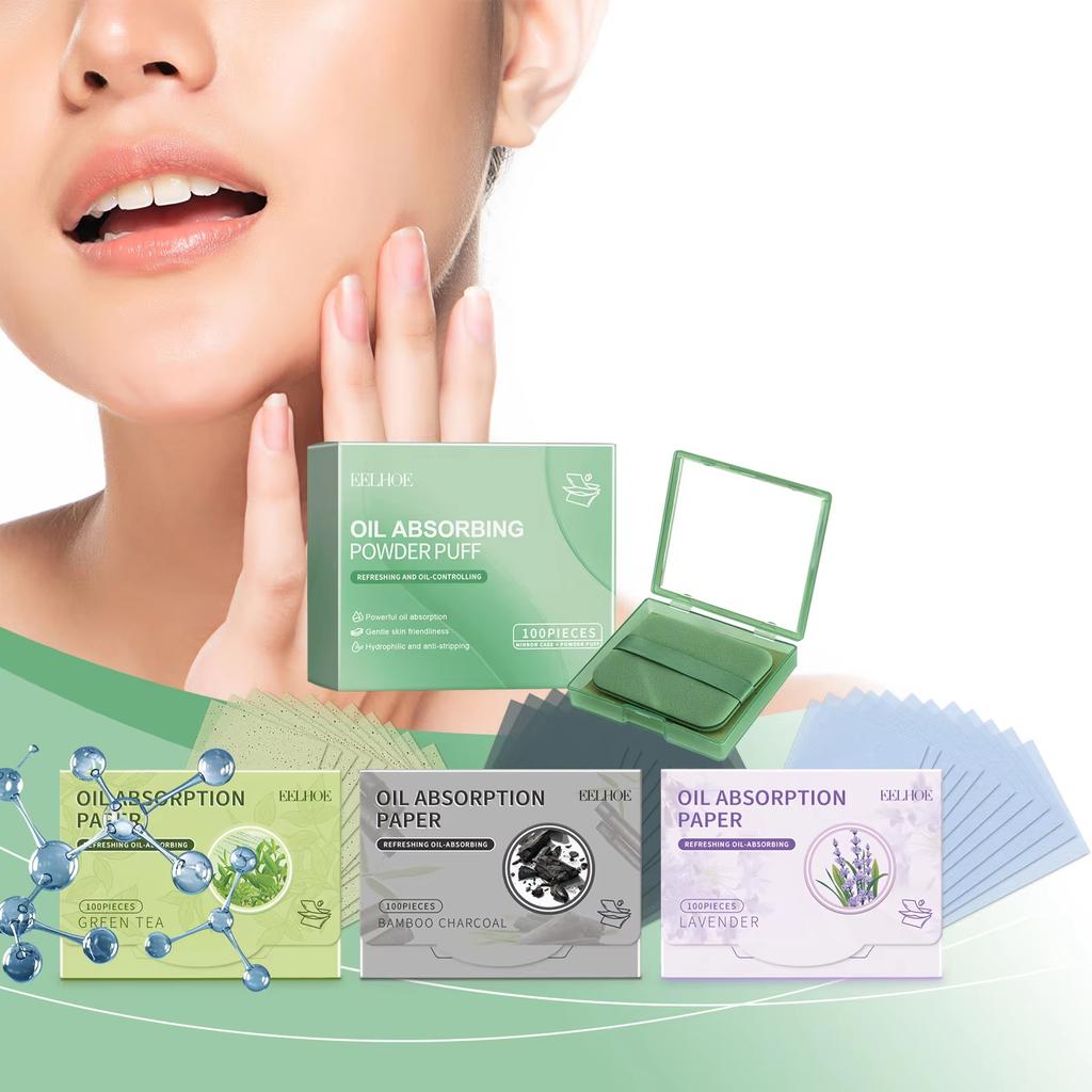 Листы масляной промокательной бумаги для очистки лица Матирующие салфетки для лица Набор профессиональных очищающих салфеток для лица Бумага для впитывания жира Средства для макияжа