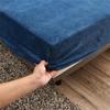 Milk Velvet Super Soft Fitted Sheet Flannel Elastic Band Mattress Cover Bedding Cover Mattress Cover