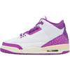 Кроссовки Air 3 Retro GS Joker Kids белые, парово-зеленые, ярко-фиолетовые HQ0784-100