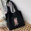 Canvas Bag Women‘s Shopping Bags Commuter Shopper Vest Bag Mom Series Grocery Eco Handbags Student Tote Bag Bags for Women