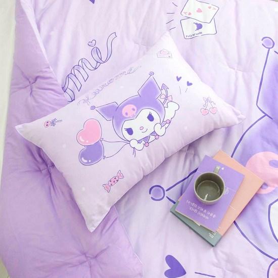 Sanrio Наволочка для подушки Kuromi Pretty Cotton + Cotton, популярный персонаж в Корее