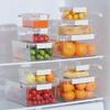 Прозрачный контейнер для хранения пищевых продуктов — безопасен для холодильника, герметичен, влагонепроницаем для свежих овощей и фруктов.
