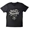 King Diamond Logo Mens T-shirt Peripheral Pattern Printing Summer Luxury Brand Cotton Men's and Women's T-shirt Short Sleeve