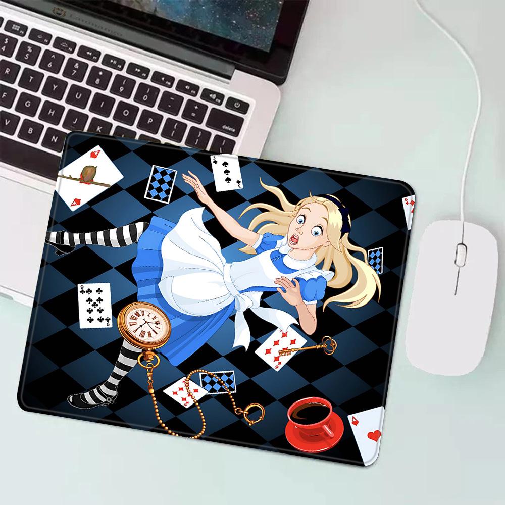 Cute Alices in Wonderland Gaming Mouse Pad XS Small Mousepad For PC Gamer Desktop Decoration Office Mouse Mat Deskmat Rug