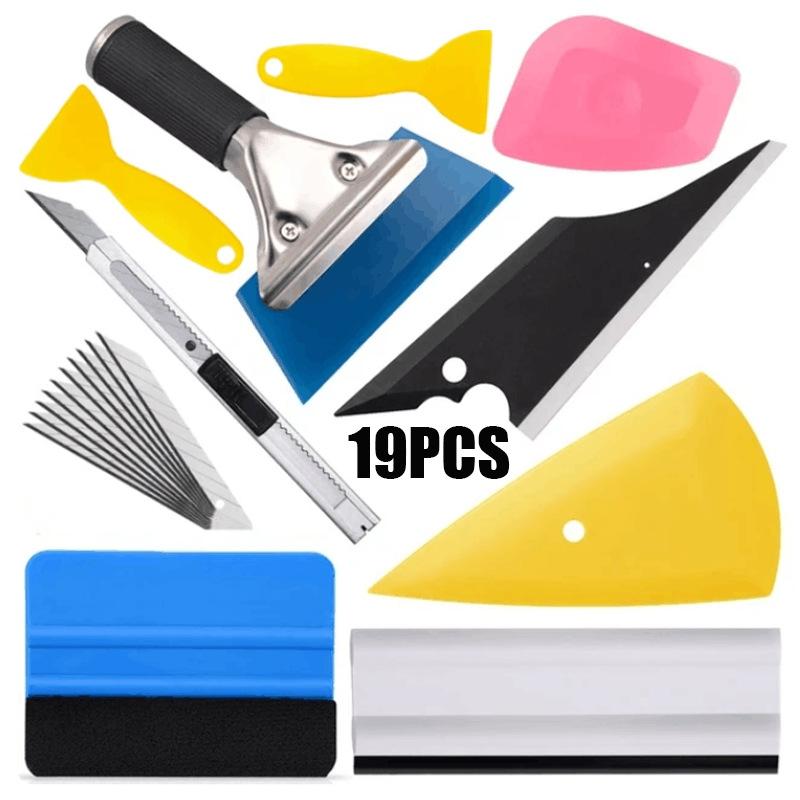 Car Vinyl Wrap & Tint Installation Kit, Complete Tool Set for Decal and Film Application