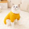 Cat Clothes Winter Thickened Warm Simple Quilting Cotton Cardigan Kitten Puppy Autumn Four-legged Cotton-padded Clothes Pet Dog Clothing