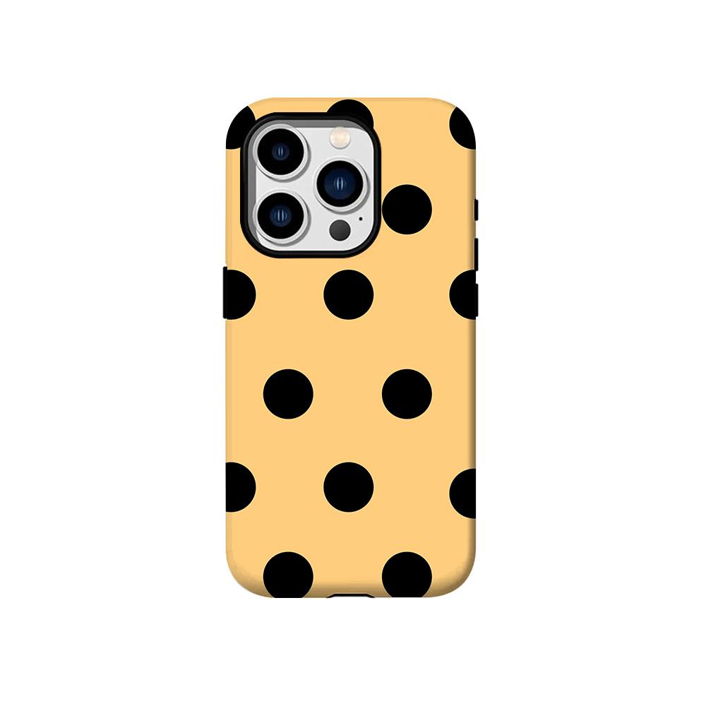 Роскошный цветной чехол Clmj в точку для iPhone 17 16 15 14 13 12 11 Air Pro Max Plus Роскошная двухслойная задняя крышка
