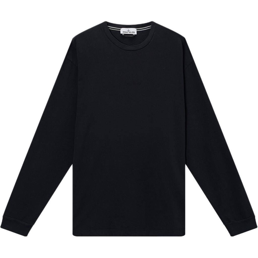 STONE ISLAND Универсальный мягкий простой свитшот с длинным рукавом мужской свитшот 74152ML82.V0020