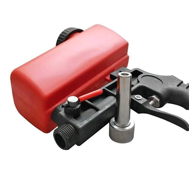 Портативный гравитационный пескоструйный пистолет 90 фунтов на квадратный дюйм, алюминиевый пневматический пескоструйный пистолет, пистолет-распылитель для удаления песка, пескоструйная машина