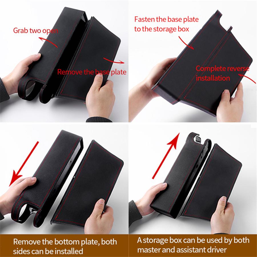 1 шт. Бежевый органайзер-заполнитель щели между сиденьем автомобиля и консолью, карман, ящик для хранения под сиденьем, многофункциональный ящик из ПУ кожи, универсальный