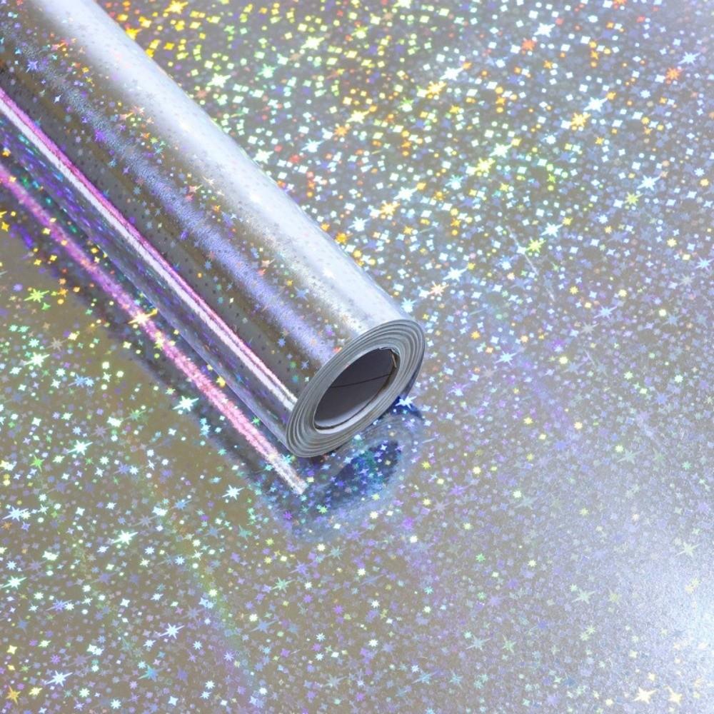 300cm Gifts Wrapping Paper DIY Craft Shiny Packing Paper Gradient Laser Wrapping Paper Gifts