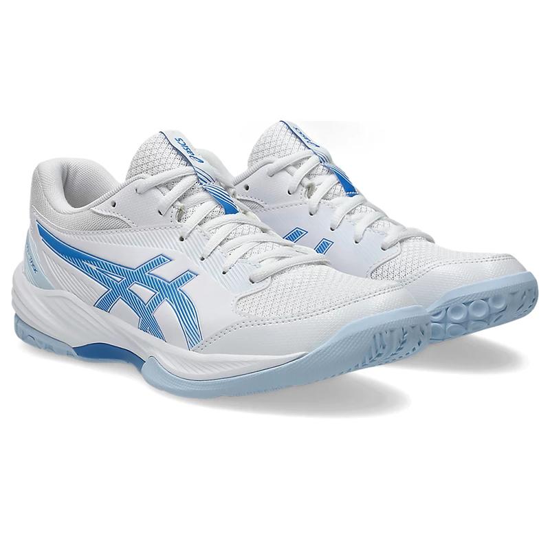 Asics Gel Task 4 White Blue Coast Women Sneakers 1072A106-102