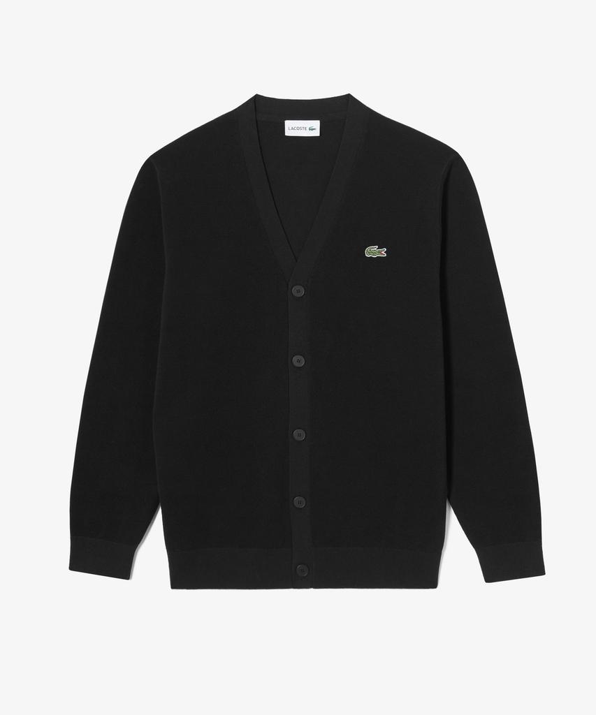Lacoste Men'S Pique V-Neck Cardigan Ah186E-56G 031
