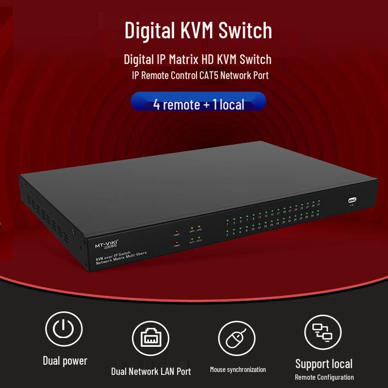 MT-viki Cat5 Remote KVM Switch