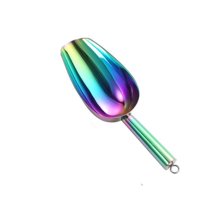 Мини-совок для льда, ложки из нержавеющей стали на унцию для кубиков льда/конфет/муки/сахара, металлические универсальные совки для канистр, выпечки, кухонной кладовой