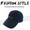 Весна Лето 2025 Простая однотонная вышитая кепка от солнца Универсальная бейсболка, улучшающая форму лица C7Z3