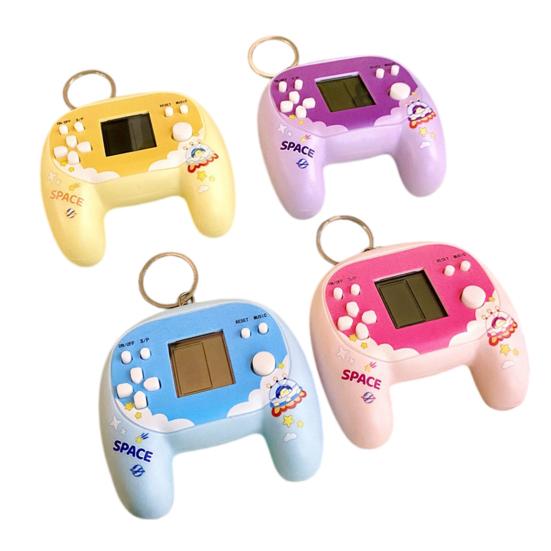 Мини Ручная Игровая Брелок-брелок Ретро Джойстик Игрушка Подвеска для Сумок Рюкзаков Креативный Электронный Гаджет Новинка Подарок для Детей Подростков Геймеров