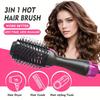 3 в 1 Одношаговый фен для волос Расческа для выпрямления волос Расческа для завивки Вращающиеся бигуди Щетка Инструменты для укладки волос