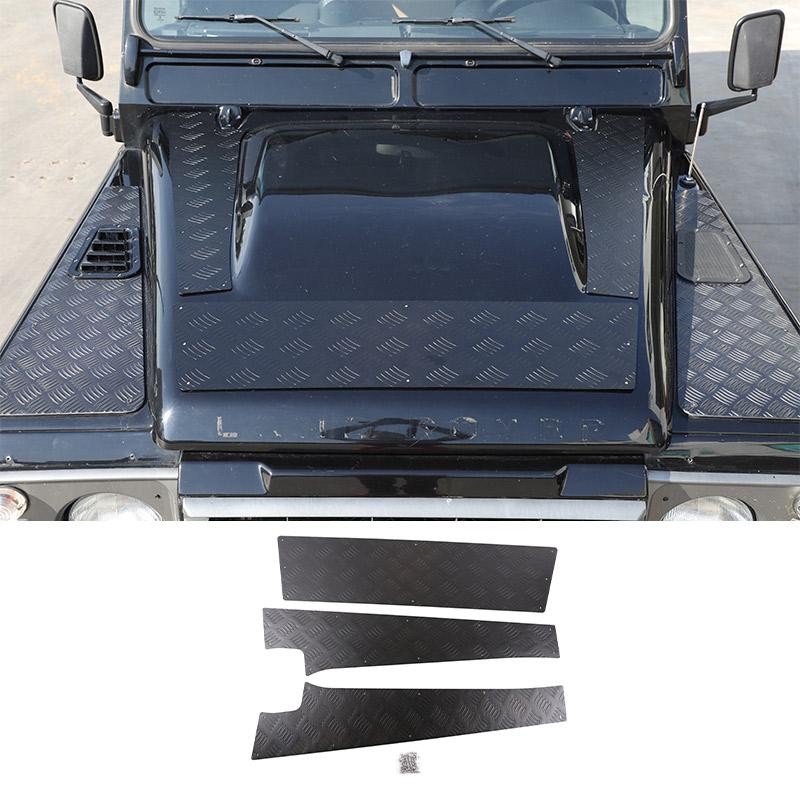 Для Land Rover Defender 90 110 130 2004-18 Сплав Автомобильный Передний Бампер Задняя Дверь Окно в Крыше Внутренняя Дверь Крышка Топливного Бака Капот Аксессуары
