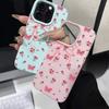 Креативный розовый бант и цветы Чехол для телефона для iPhone 17 16 11 12 13 14 15 Pro Max XS XR X 16 Plus 17Air Мягкий защитный чехол