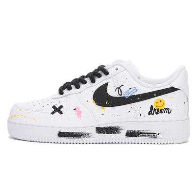 Nike Air Force 1 07 Низкие Скейтбордические Кроссовки Мужские Черно-Белые CW2288-111(Команда59-)