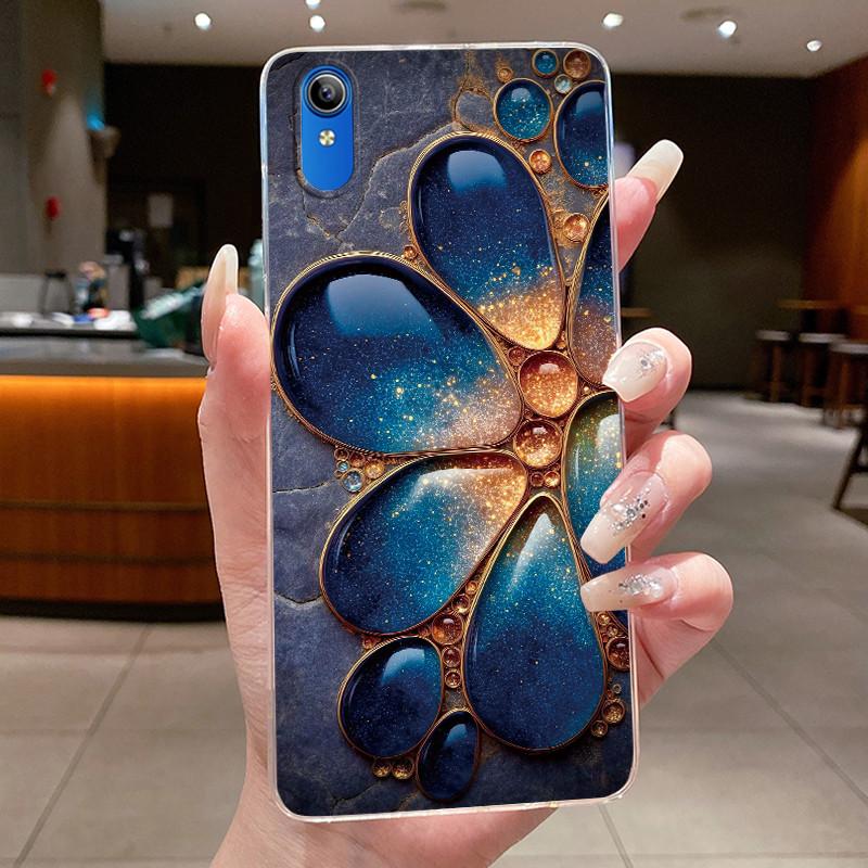 Чехол для vivo Y91C Y90 Y1s vivo 2015 1820 Чехол для телефона Роскошный Дракон Милый Крутой Мальчики Девочки Прозрачный Мягкий силикон Задняя крышка