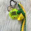 Корейская мода Радуга игровая консоль кость брелок Kawaii Harajuku Charm Y2K Crystal Heart Lock DIY сумка кулон брелок Винтаж