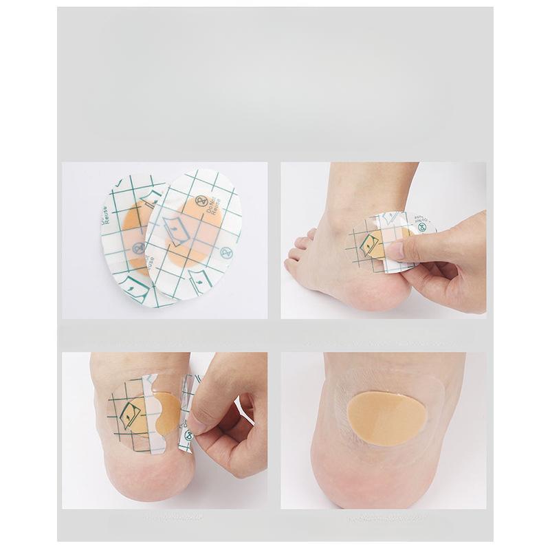 Athletic Shoes Heel Stickers Abrasion Foot Stickers High Heels Anti-abrasion Stickers Transparent Invisible Stickers Thin Section Foot Stickers