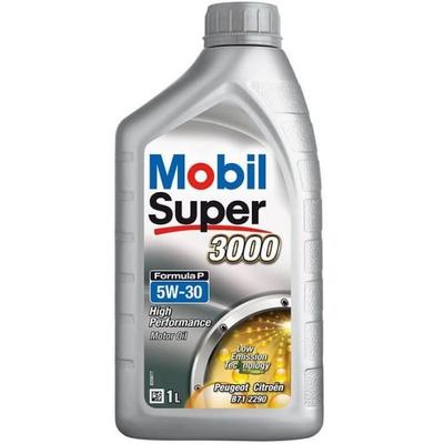 Моторное масло 5W-30 Синтетическое - MOBIL - Super 3000 - Formula-P - канистра 1л - высокая производительность - ACEA C2 - API SN