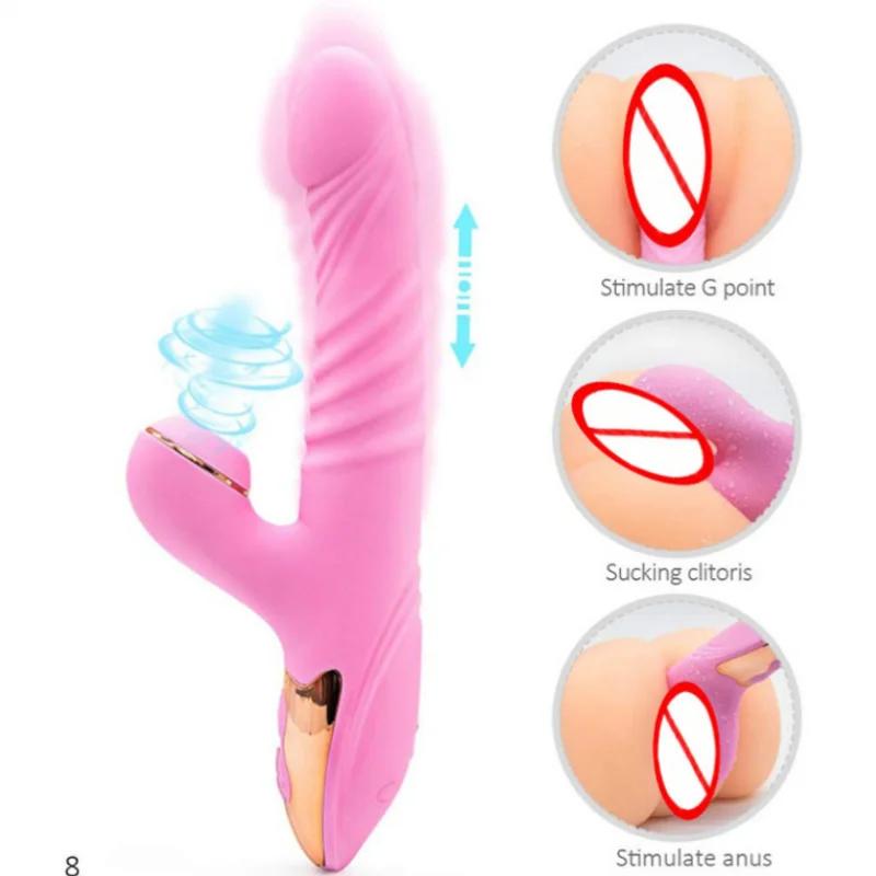 Клиторальный Сосательный Вибратор G-точки Дилдо Женская Мастурбация Стимулятор Клитора Вибраторы Оргазм Секс-Игрушки для Женщин Взрослый Магазин