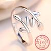 New 100 %925 Sterling Silver Fashion Women Cute Branch Rings Size 5 6 7 Wonderful Gift For Girls Teen Lady Ds555