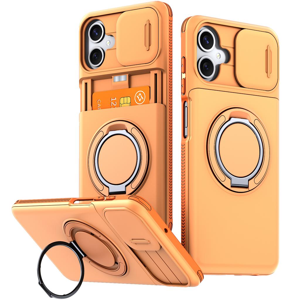 Чехол для Samsung Galaxy A27 A57 A37 A17 A07 A56 A36 A26 A16 A06 A55 A35 A15 Слайдер для защиты камеры с кольцом-держателем Бронированный чехол