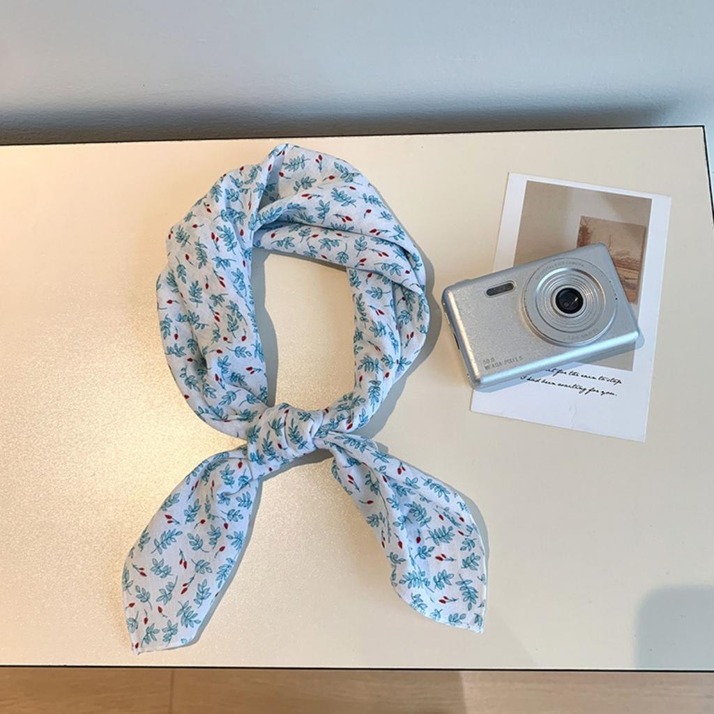 Весна/Лето Новый Женский Маленький Шарф Богемный Квадратный Шарф Головной Платок Европейский и Американский Универсальный Шарф с Цветочным Принтом