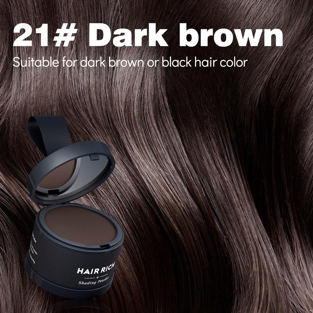 1 шт. водостойкая пудра для затенения линии роста волос, средство для макияжа лба для женщин и девушек, повседневный водостойкий, устойчивый к поту, естественный вид