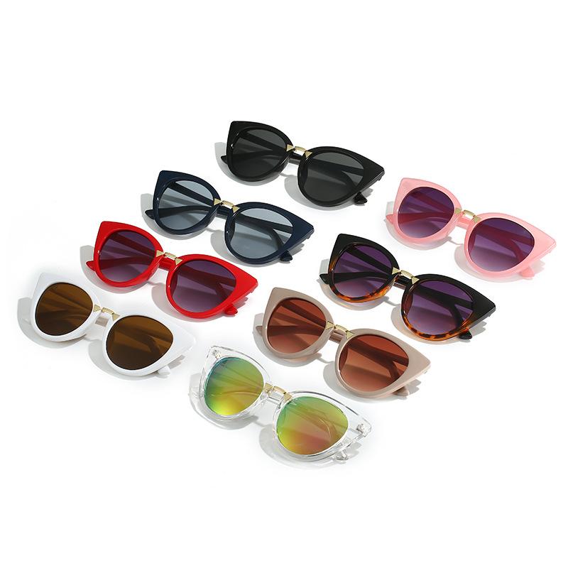 Солнцезащитные очки «кошачий глаз», Персонализированные уличные очки, Цветные солнцезащитные очки Uv400 для женщин