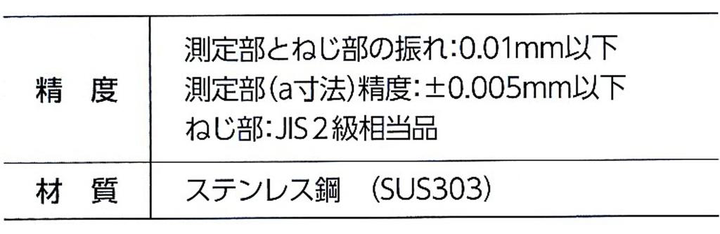 Niigata Seiki SK Сделано в Японии Винтовой штифтовой калибр M6xP1.0 THP-0610