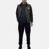 Canada Goose Garson Series Waterproof Warm Logo Single-Breasted Zipper Stand Collar Solid Color Down Vest Unisex vests Military-Green 4151M-49
