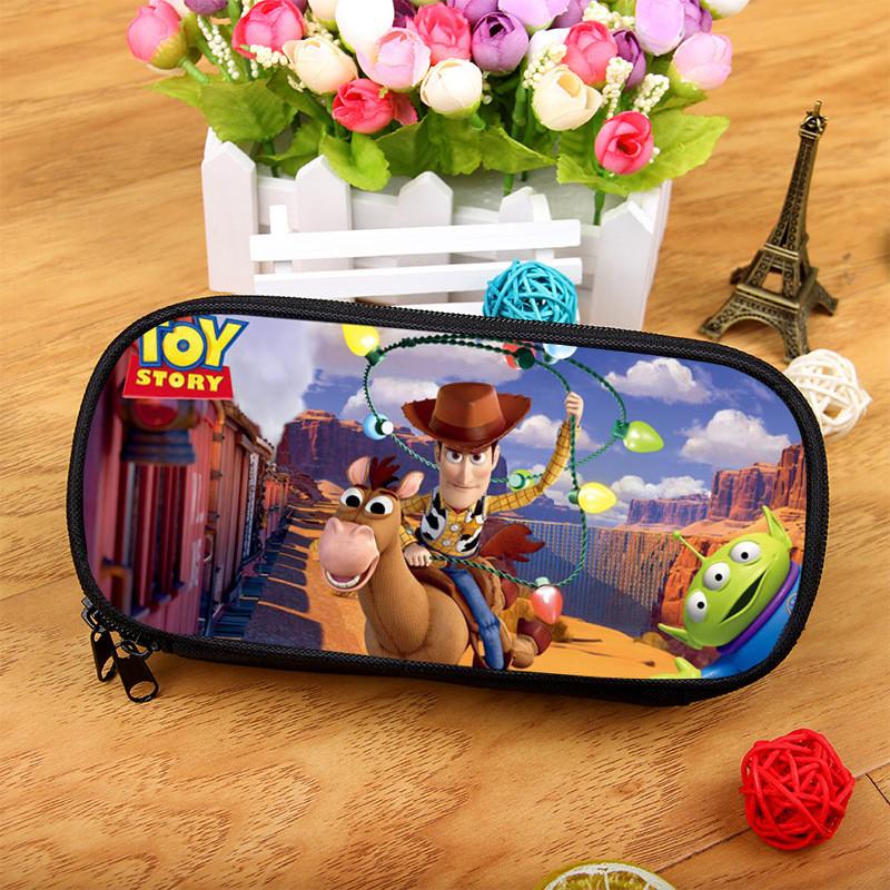 Большой нейлоновый пенал Toy Story с несколькими отделениями для школьников и детей