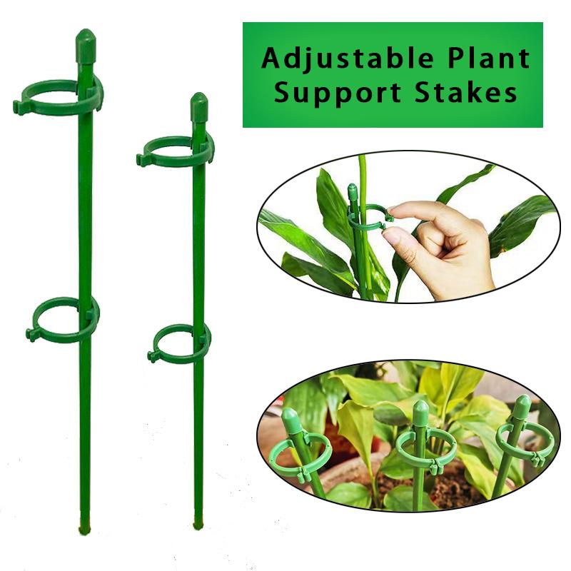 10/15 шт. колья для поддержки растений, регулируемые садовые опоры для цветов, колышки для клеток, опорные кольца для цветов, помидоров, овощей
