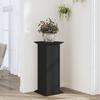 VidaXL Plant Stand Black 33x33x80 Cm Engineered Wood 852970