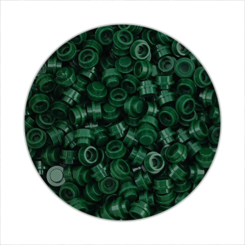 300/500/1000 шт. Сборные частицы 6141 Пластина круглая 1x1 точка DIY строительные блоки фигурки лампа кирпичи игрушка для детей 4073