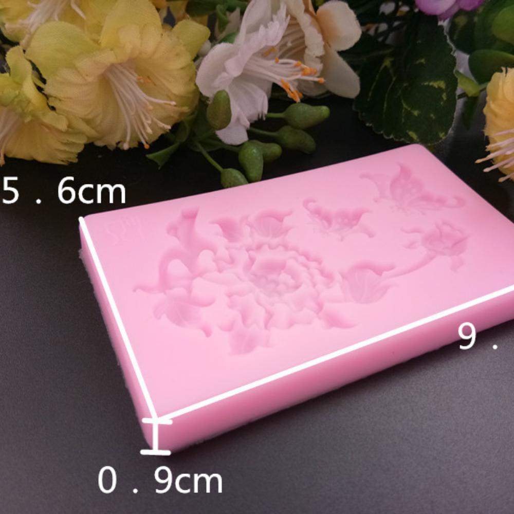 Diy Flower Silicone Mold Orchid Butterfly Dry Pace Fondant Cake Decoration Lace Pattern Baking Tool