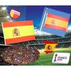 Флаг Испании - Phonillico® - 60 x 90 см - 100% полиэстер - Болельщик Чемпионата мира 2018 - Унисекс