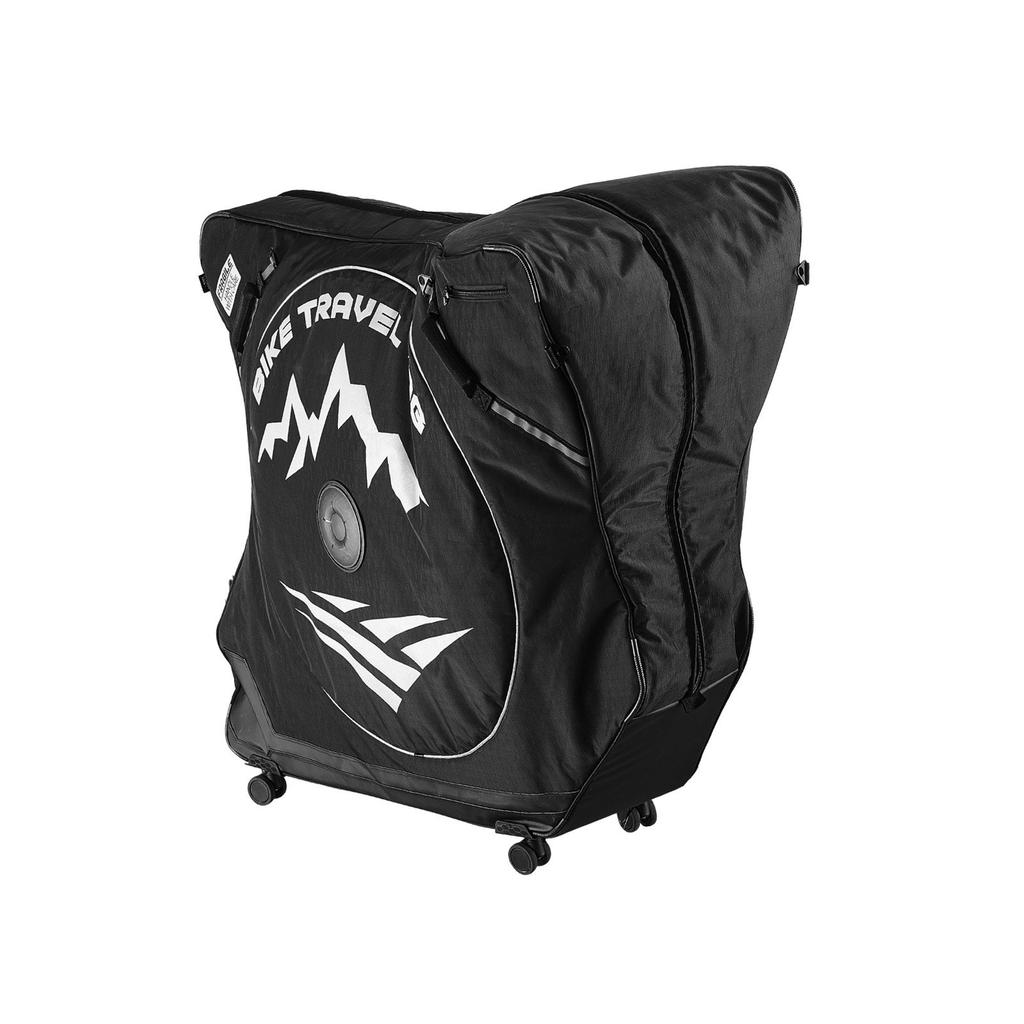 Bike Travel Bag, Road Bike Bag Road Bicycle Storage Carry with TSA Lock & Dual Zipper, Black Bicycle Case Wheelbase 94-106 cm for Air Travel, Outdoor